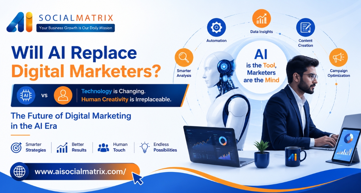 Will AI Replace Digital Marketers? The Future of Digital Marketing in the AI Era