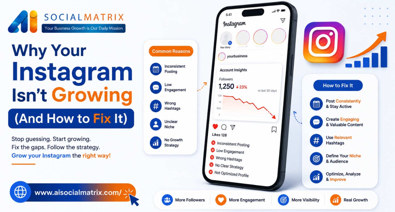 Why Your Instagram Isn't Growing (And How to Fix It)