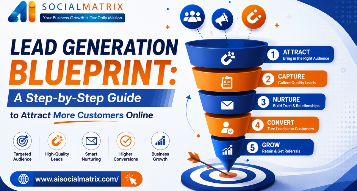 Lead Generation Blueprint: A Step-by-Step Guide to Attract More Customers Online