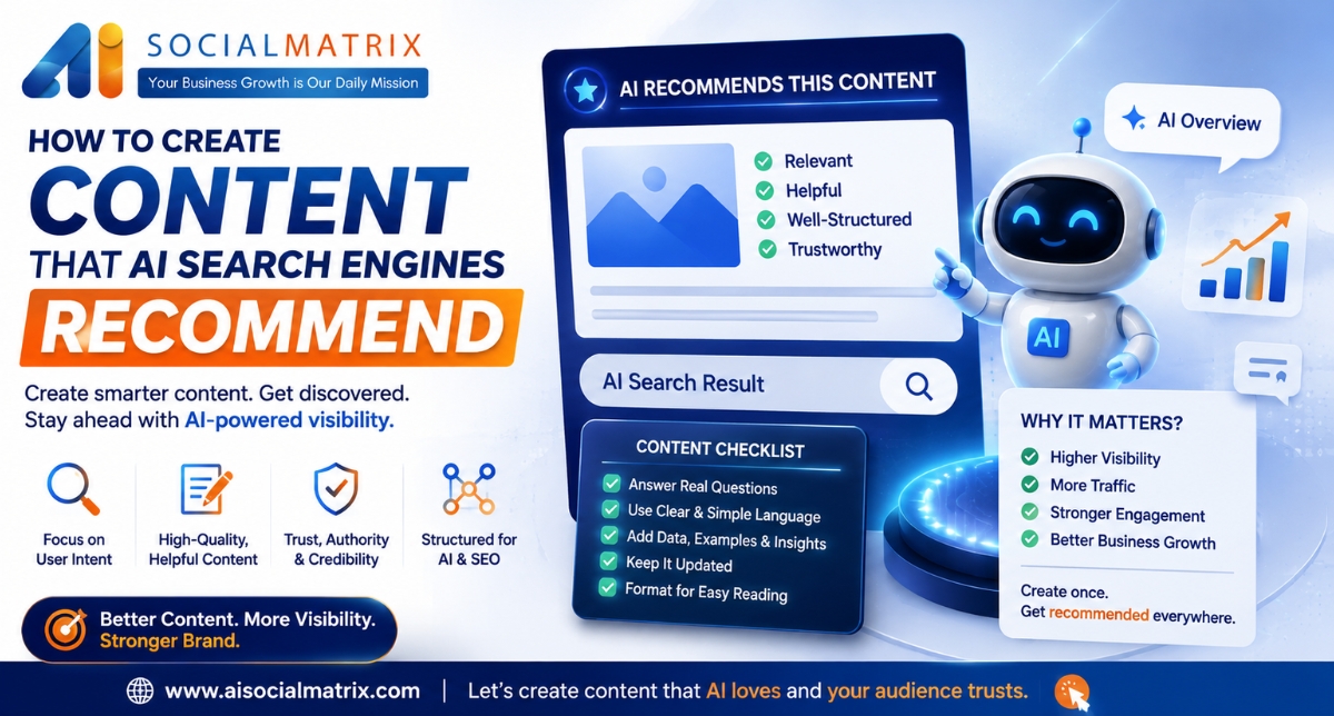 How to Create Content That AI Search Engines Recommend