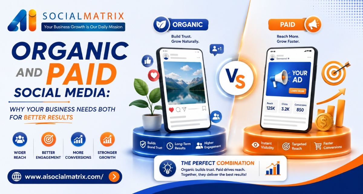 Organic and Paid Social Media: Why Your Business Needs Both for Better Results